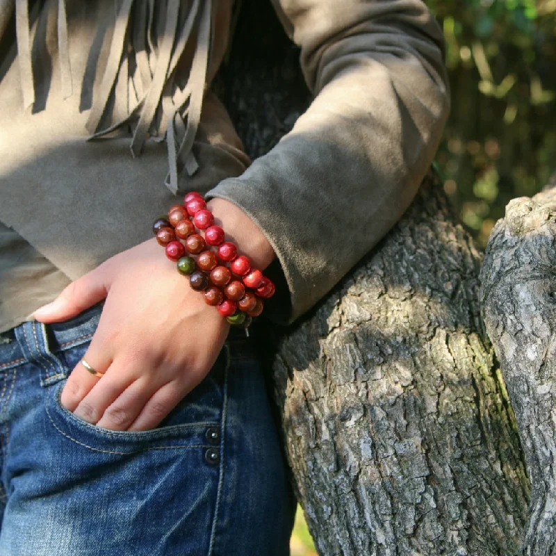 personalized bangles for women-Autumn Chunky Bracelet