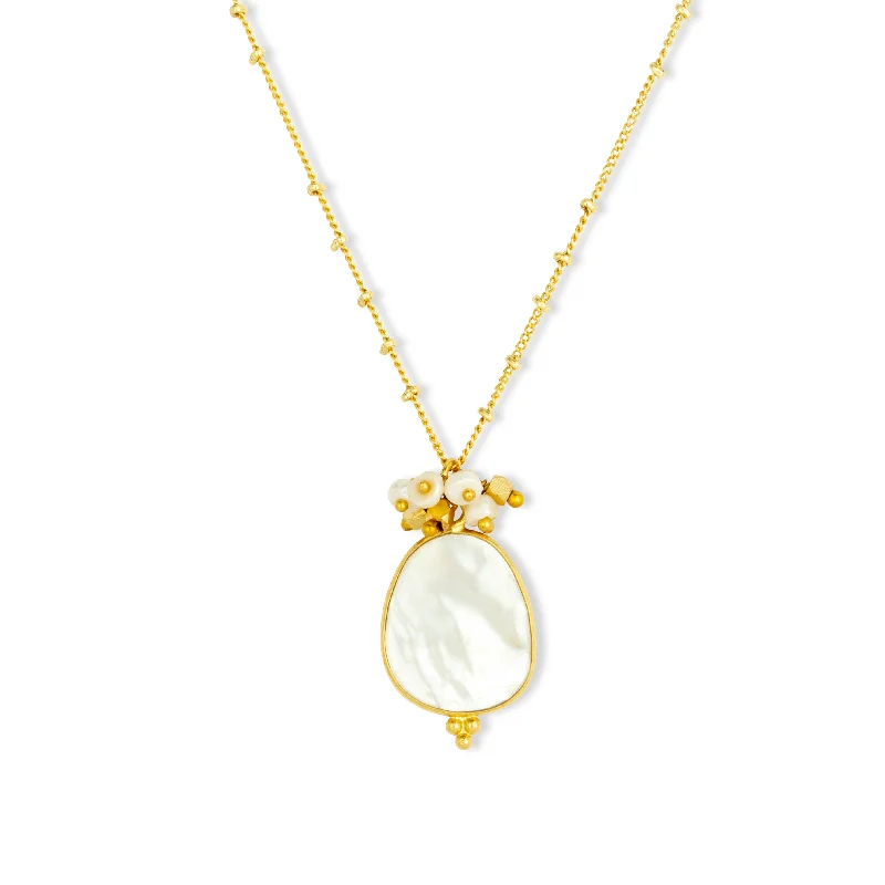 designer necklaces for women-Willow Necklace Pearl