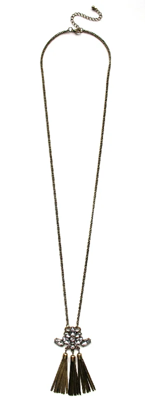 best necklaces for women-Urban Mix Triple Tassel Necklace