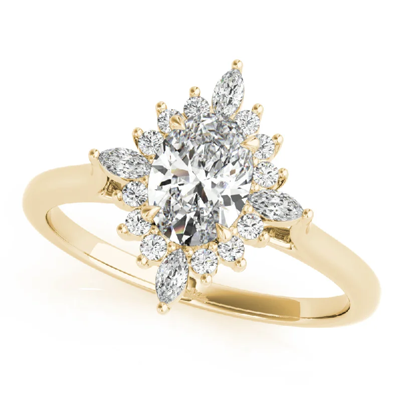 minimalistic engagement rings-Felicity Diamond Engagement Ring Setting